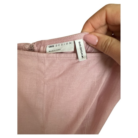 NWT ASOS DESIGN Lilac coder style romper size 10 - Picture 4 of 6